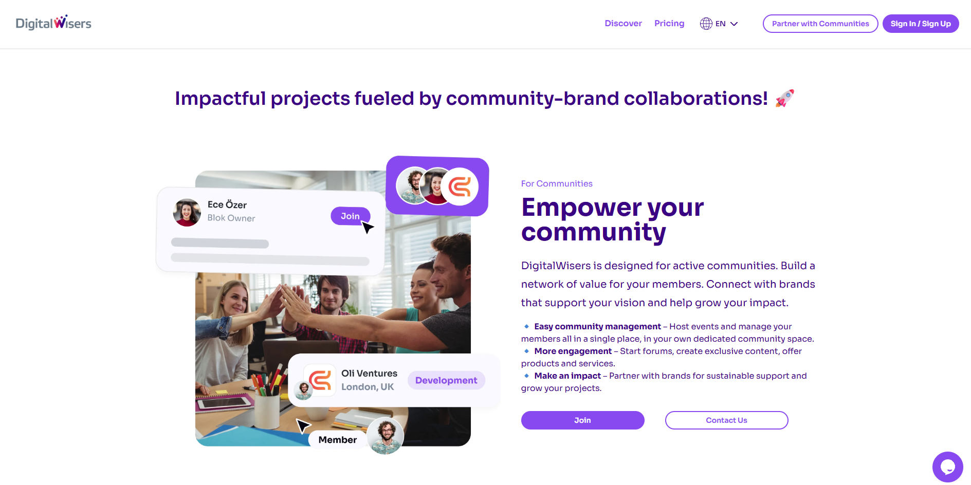 Digitalwisers - Community empowerment starts here